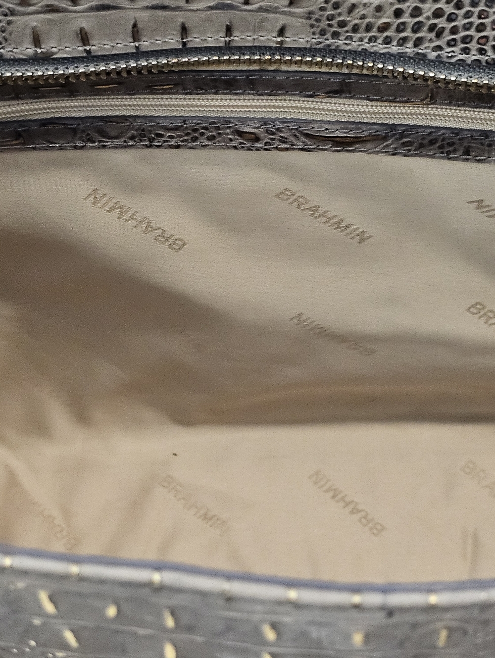 Brahmin Ashlee Women's Tote, Large & Matching Wallet in Regal Mini Melborne - Picture 8 of 12